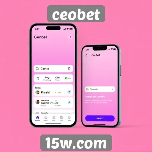 Interface do usuário do ceobet em dispositivos móveis